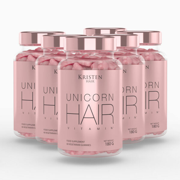 Kristen Hair Unicorn hårvitaminer til kvinder - for sundt hår - 6 måneder